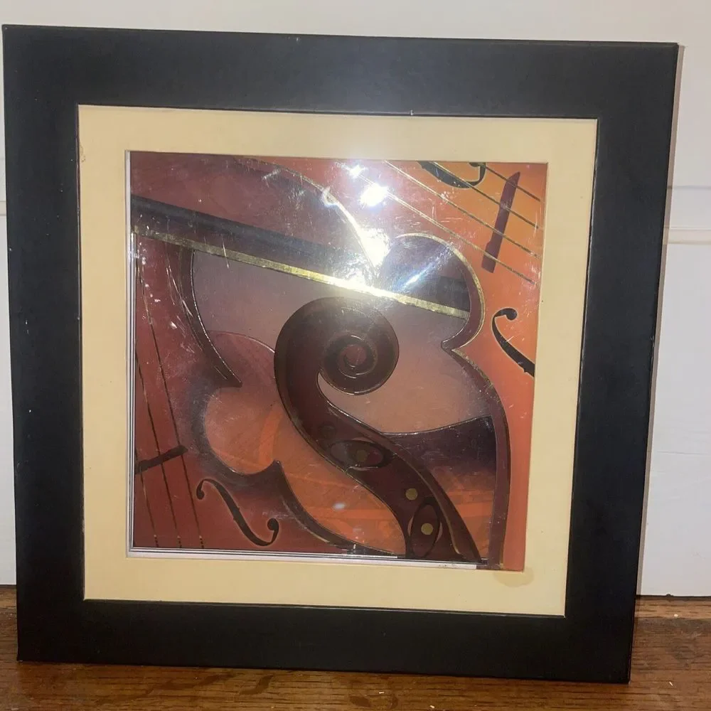Extremely Rare! life‎ in rhythm twinkle designer collection framed Music art